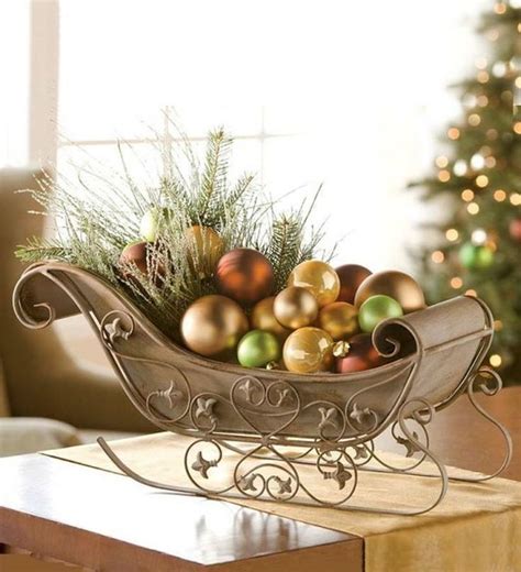 20 Sleigh Decoration Ideas during Winter this Year ~ Matchness.com in 2020 | Christmas sleigh ...