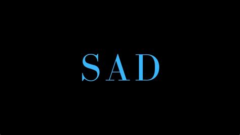 Sad Word Inscription In Black Background HD Sad Wallpapers | HD Wallpapers | ID #68246