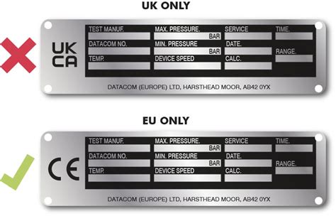 UKCA Marking - Mockridge Labels & Nameplates Ltd