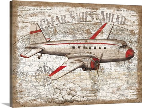 Vintage Travel - Airplane Wall Art, Canvas Prints, Framed Prints, Wall ...