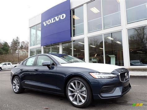 2020 Denim Blue Metallic Volvo S60 T6 AWD Momentum #137633469 | GTCarLot.com - Car Color Galleries