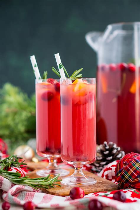 Christmas Punch Recipe (Boozy or Not) | Sugar & Soul