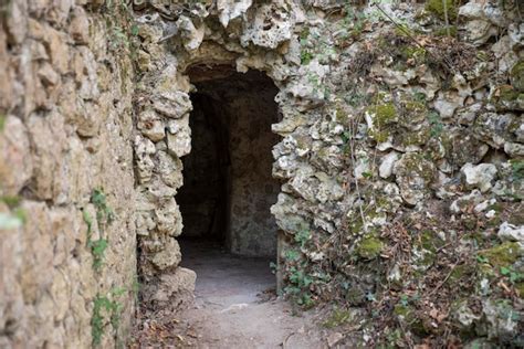 Premium Photo | Entrance of cave houses in the mountain