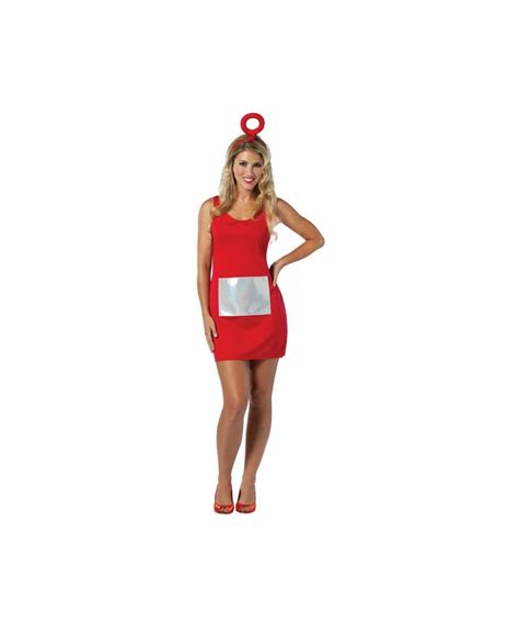 Adult Teletubbies Po Tank Dress Sexy Costume - Teletubbies Costumes