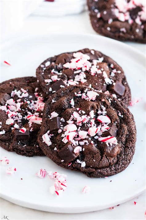 Double Chocolate Peppermint Cookies - Aberdeen's Kitchen