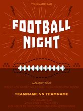 Vintage College Football Poster (2) Free Stock Photo - Public Domain Pictures