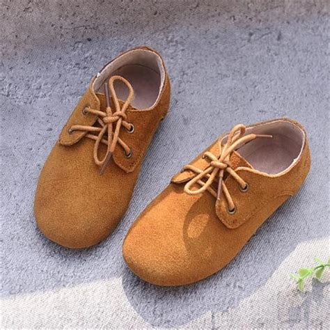 NEW Toddler Genuine Leather Children Shoes Boys Girls Casual Flat Student Leather Shoes Kids ...