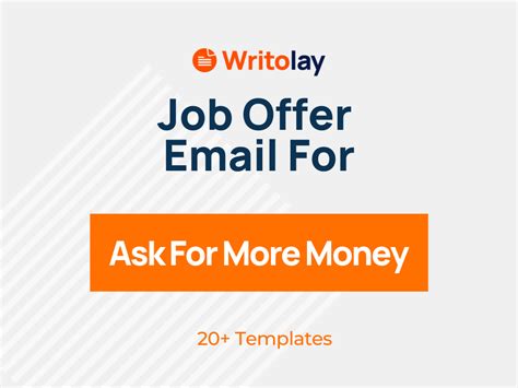 Ask for More Money Job Offer letter: 4 Templates - Writolay