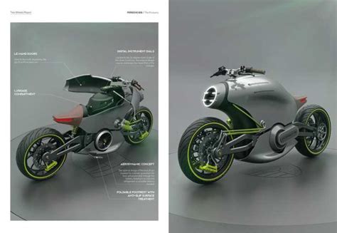 Porsche 618 electric Motorcycle concept | WordlessTech