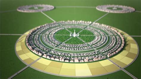 cidade radial - modelo teorico | Eco city, Garden city, Urban planning design