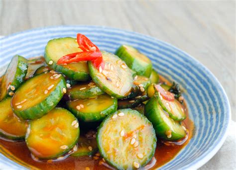 Korean Spicy Cucumber Side Dish 韓式涼拌青瓜 | Mrs P's Kitchen