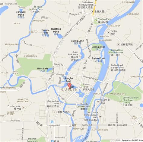 Map of Guilin