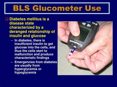 PPT - BLS Glucometer Use PowerPoint Presentation - ID:249869