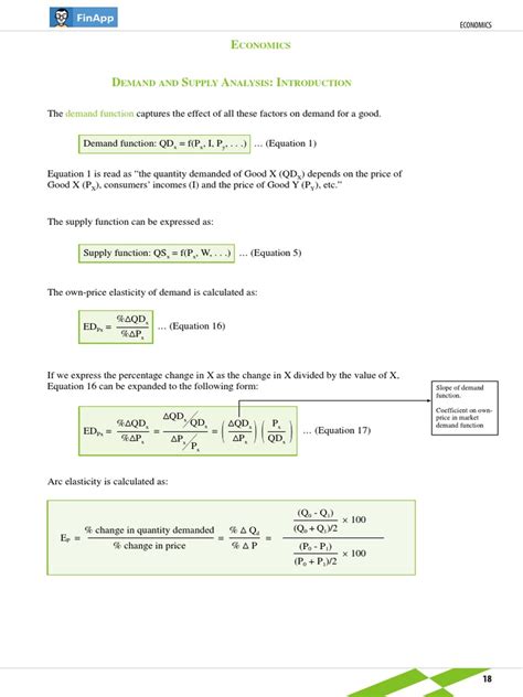 Economics Formula Sheet | Gross Domestic Product | Demand