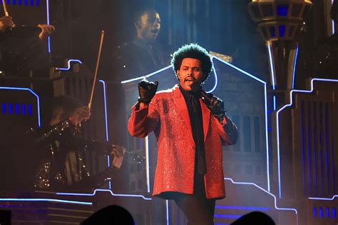 The Weeknd's Super Bowl LV halftime show features string of smash hits ...