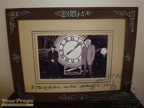 Back To The Future 3 Doc and Marty 1885 Photo Framed.. replica movie prop