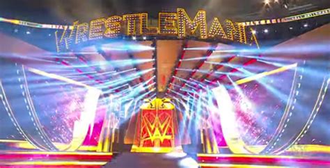 WWE Unveils Complete Finished Set Design For WrestleMania Goes Hollywood (Video) - PWMania ...