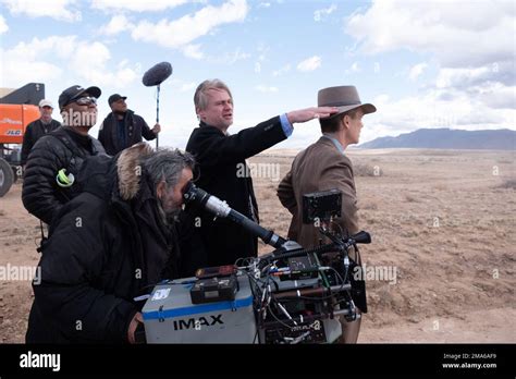 CHRISTOPHER NOLAN and CILLIAN MURPHY in OPPENHEIMER (2023), directed by ...