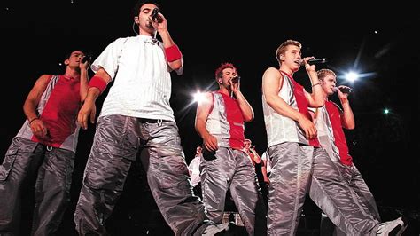 HD wallpaper: five men's grey pants, nsync, band, light, microphones ...