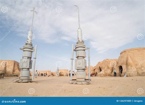 Tatooine Planet Landscape Abandoned Sets for Shooting Star Wars ...