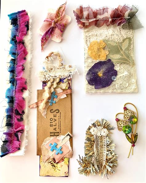 Junk Journal Embellishments Pockets Cards Belly Bands | Etsy in 2021 | Junk journal ...