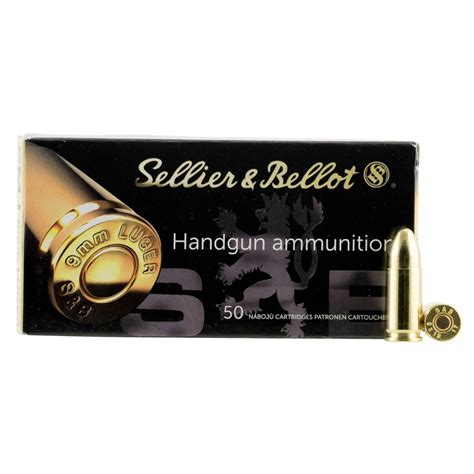 Sellier & Bellot 9MM 124gr FMJ 50-Rounds