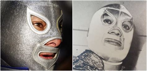 Mexican wrestler El Santo never took his silver mask off his face until ...