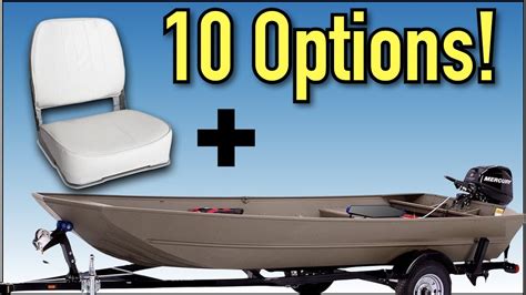 Best Jon Boat Seat Mounting Options - YouTube