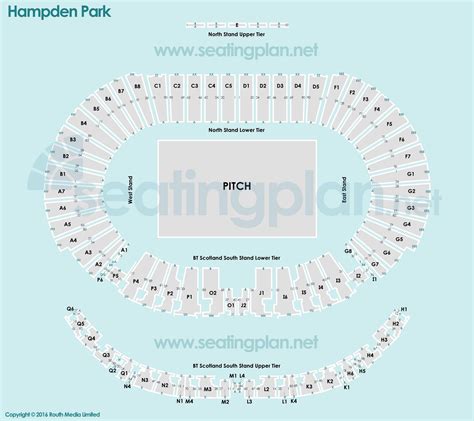 Hampden Park Detailed Seating Plan