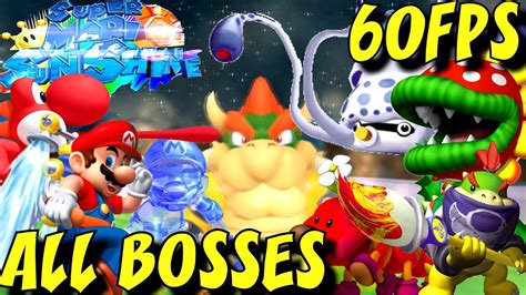 Super Mario Sunshine HD - All Bosses (No Damage) 1080p/60fps - YouTube