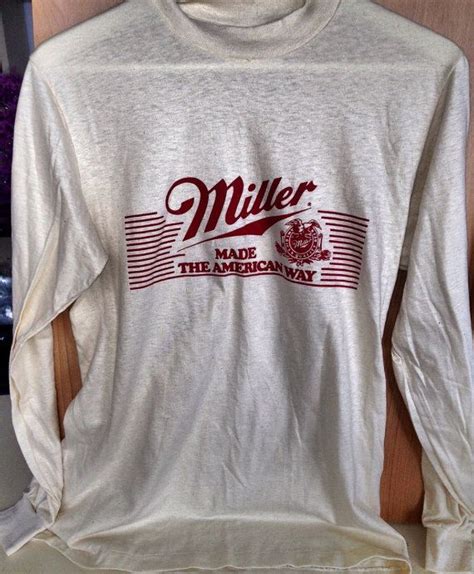 Miller Beer T-shirt Miller Lite Shirt. Miller High Life Long | Etsy | Miller lite shirt, Shirts ...