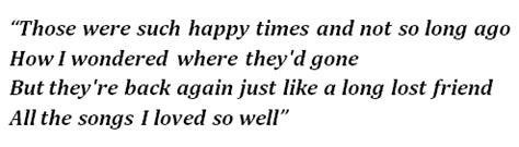 “Yesterday Once More” by The Carpenters - Song Meanings and Facts