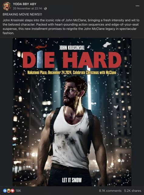 Is John Krasinski Going To Be In 'Die Hard 6'? - Parade