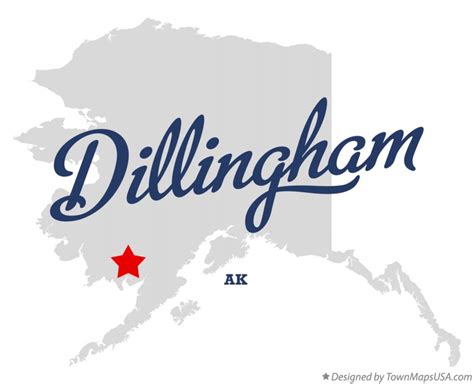 Map of Dillingham, AK, Alaska