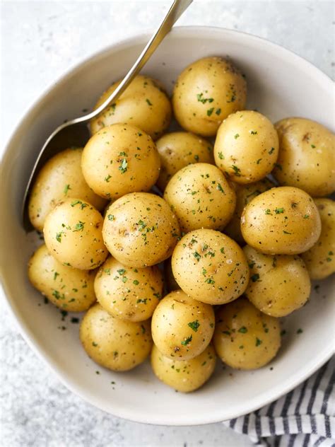 The Best Buttery Boiled Potatoes - Completely Delicious