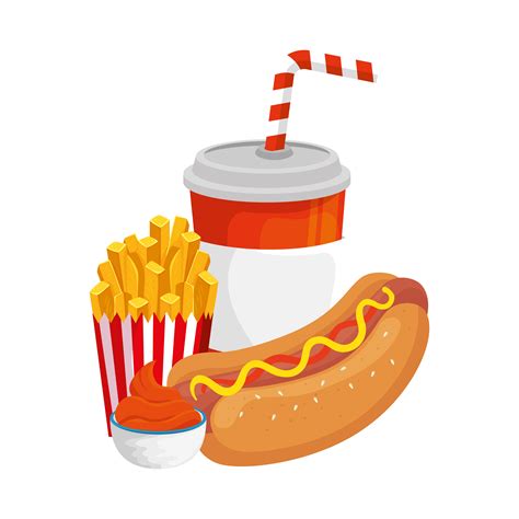 Hot Dog And Chips Clipart Images