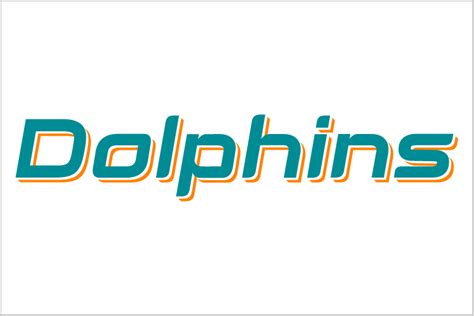 Miami Dolphins Wordmark Logo - National Football League (NFL) - Chris ...