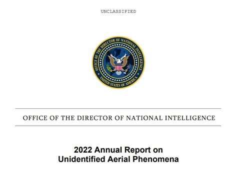 2022 Annual Report on UAP | The UFO Database