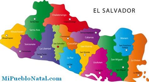 Imágenes del mapa del salvador con sus departamentos | Descargar ...