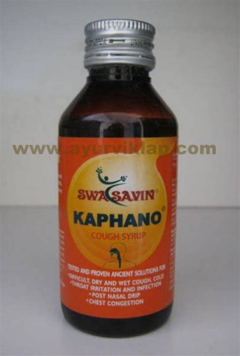 Swasavin Kaphano Cough Syrup | Throat Infection Medicine