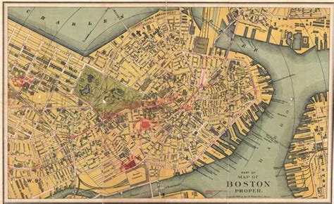 Antique Maps Of Boston | Draw A Topographic Map