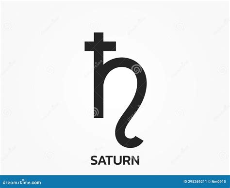 Saturn Astrology Symbol. Zodiac, Astronomy and Horoscope Sign Stock ...