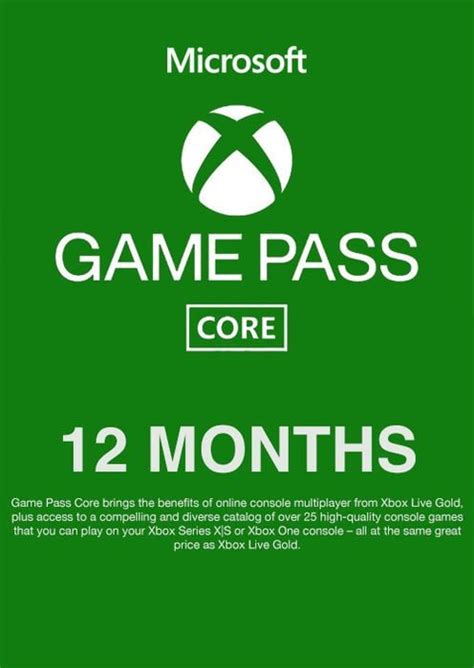 Xbox Game Pass Core - 12 Month Membership (TR) | Xbox One/360 | CDKeys