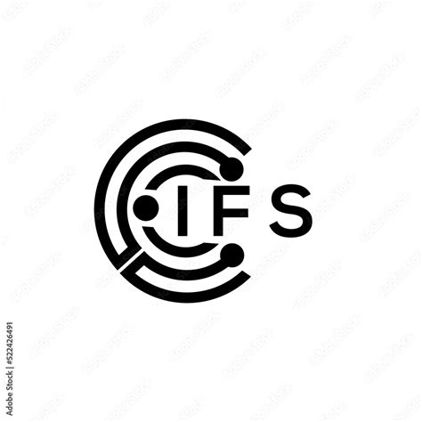 IFS letter logo design.IFS creative initials monogram vector letter ...