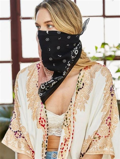 Bestseller / Smooth and Soft Cotton Bandana Face Mask / | Etsy Face ...