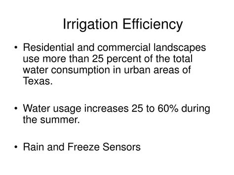 PPT - Irrigation Efficiency PowerPoint Presentation, free download - ID ...