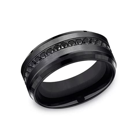 Forge 9mm Titanium .75ct Ring - Castle Rocks and Jewelry