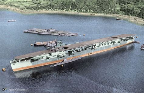 Wreckage Of Japan's Colossal Carrier After Savage Bombing - World War Wings