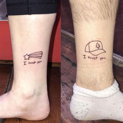 Dipper and Mabel Gravity Falls Tattoo | Creative tattoos, Small tattoos ...