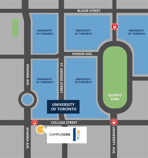 University Of Toronto St George Campus Map - United States Map